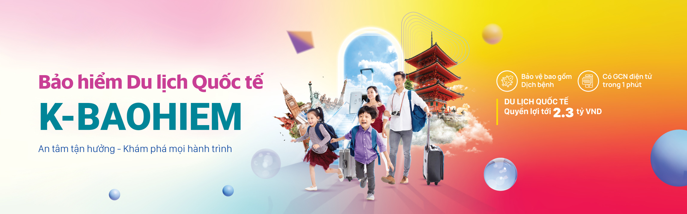 Bảo hiểm Du lịch Quốc tế K-BAOHIEM